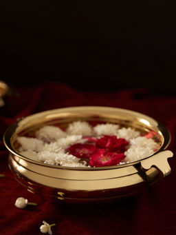 DecorTwist - Nitya Plain Brass Sheet Metal Urli