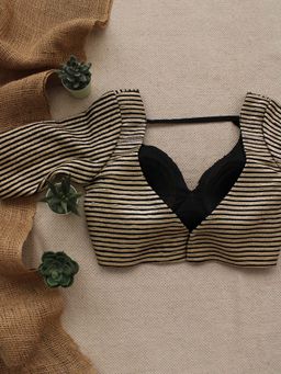 Eternity by Sakshi - Black Chakori Stitched Blouse