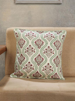 Fabindia - Gulbagh Hand Block Cotton Printed Cushion Cover