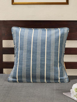 Fabindia - Blue Woven Cotton Cushion Cover
