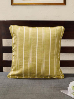 Fabindia - Green Woven Cotton Cushion Cover