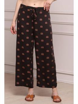 Biba - Brown Printed Palazzo