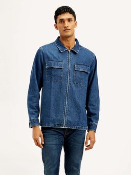 Levi's - Blue Men's Solid Relaxed Fit Shirt