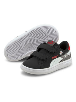Puma - Smash v2 Lil Black Kids Unisex Casual Shoes