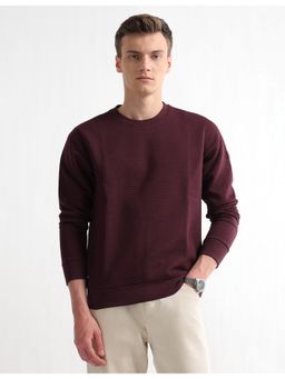 Arrow Newyork - Men's Textured Regular Fit Sweatshirt