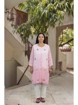 Sunehra Gota - Chidiya Pink Kurta