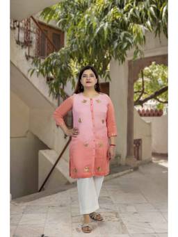 Sunehra Gota - Chidiya Peach Kurta