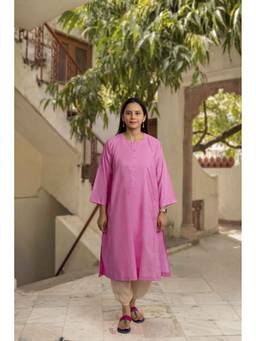 Sunehra Gota - Kalidar Booty Pink Kurta
