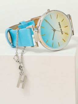 Pipa Bella by Nykaa Fashion - Silver-Plated H Initial Watch Charm