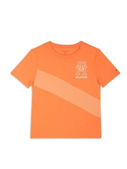 Tommy Hilfiger - Boys Logo Regular Fit Cotton T-Shirt