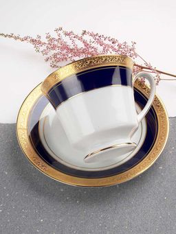 Noritake - 4171L 12 Crestwood CBT Cup & Saucer (Pack of 6)