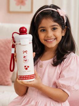 Little Surprise Box - Red Cute Rabbit Stainless Steel Tumbler Water Bottle - 650ml
