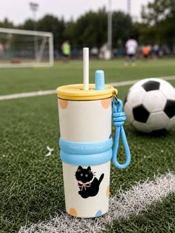 Little Surprise Box - Meow & Polka Good Time Stainless Steel Sipper Bottle - 710ml