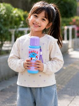 Little Surprise Box - Purple Water Swim Stainless Steel Thermos Water Bottle - 600ml
