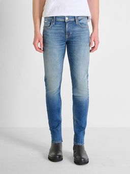 Antony Morato - Men Blue Washed Mid Rise Tapered Fit Jeans