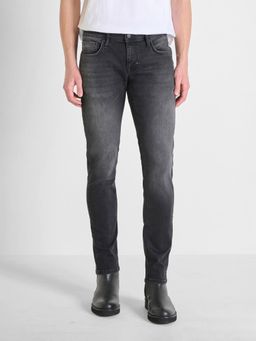Antony Morato - Men Black Washed Mid Rise Tapered Fit Jeans