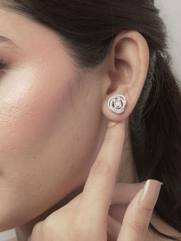 LuxeVogue - Dynamic Spin Stud Earrings