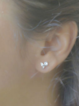 LuxeVogue - Fin-Tactic Stud Earrings In 925 Sterling Silver