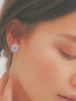 LuxeVogue - Winged Stardust Stud Earrings