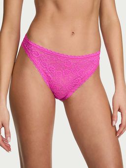 Victoria's Secret - Pink Self Design Regular Brief Panty
