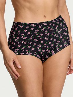 Victoria's Secret - Black Printed Regular Brief Panty