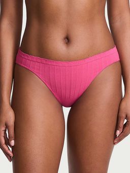 Victoria's Secret - Pink Self Design Regular Bikini Panty