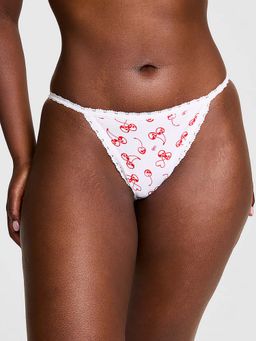 Victoria's Secret - White Printed Regular Bikini Panty