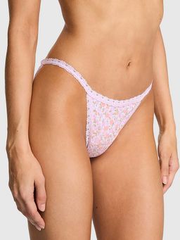 Victoria's Secret - White Printed Regular Bikini Panty