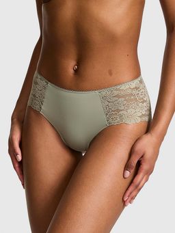 Victoria's Secret - Green Self Design Regular Brief Panty
