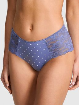 Victoria's Secret - Blue Self Design Regular Brief Panty