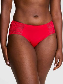 Victoria's Secret - Red Self Design Regular Brief Panty