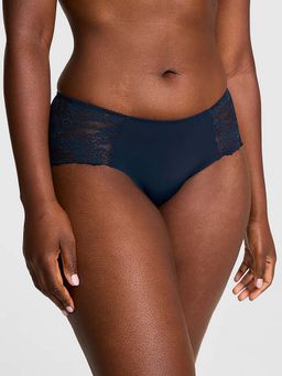 Victoria's Secret - Blue Self Design Regular Brief Panty