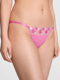 Victoria's Secret - Pink Self Design Regular Bikini Panty
