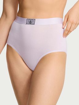 Victoria's Secret - Purple Self Design Regular Brief Panty