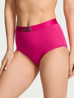 Victoria's Secret - Pink Self Design Regular Brief Panty