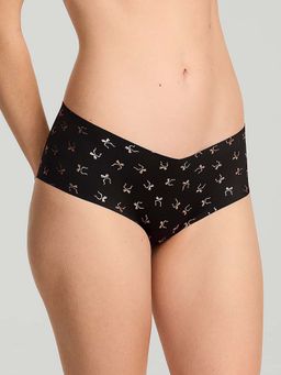Victoria's Secret - Black Printed Regular Brief Panty