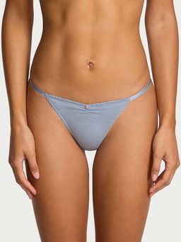 Victoria's Secret - Blue Solid Regular Bikini Panty