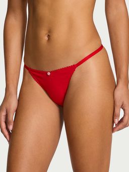 Victoria's Secret - Red Solid Regular Bikini Panty