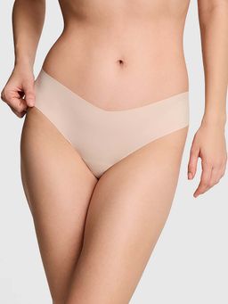 Victoria's Secret - Beige Solid Regular Thong Panty