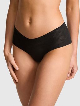 Victoria's Secret - Black Self Design Regular Brief Panty