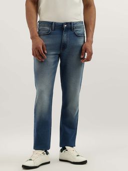 United Colors of Benetton - Blue Solid Straight Fit Jeans