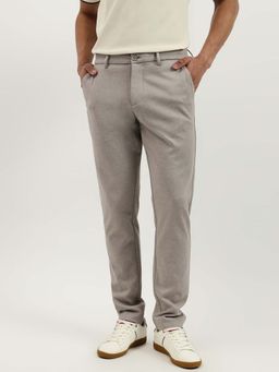 United Colors of Benetton - Grey Solid Relaxed Fit Knit Trouser