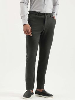 United Colors of Benetton - Grey Solid Relaxed Fit Trouser