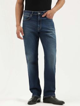 United Colors of Benetton - Blue Solid Comfort Fit Jeans