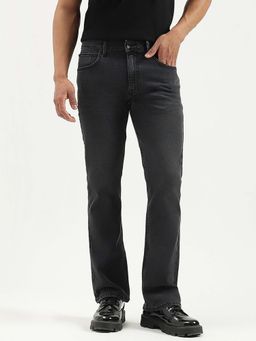 United Colors of Benetton - Grey Solid Bootcut Fit Jeans