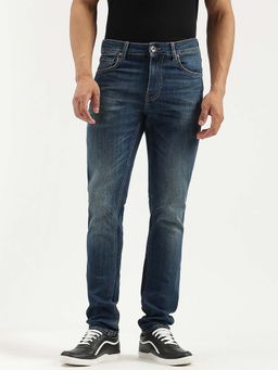 United Colors of Benetton - Blue Solid Skinny Fit Jeans