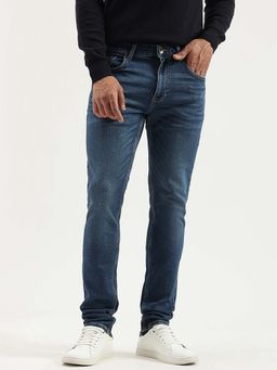 United Colors of Benetton - Blue Solid Skinny Fit Jeans