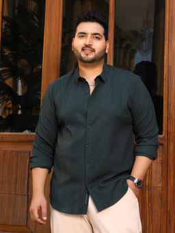 Instafab Plus - Men's Sacramento Green Multitrack-Tactile Shirt