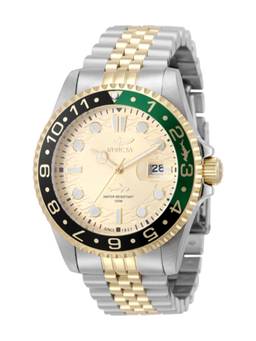 Invicta - Pro Driver Quartz Gold Dial Analog Watch for Men - 50813 (M)