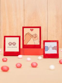 THE ZAPPY BOX - Picture Magnet & Frame Stand Set (Pack of 3)